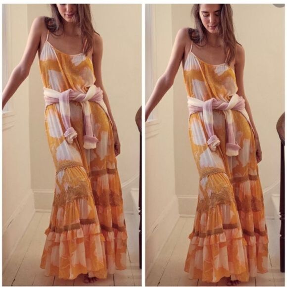 Free People - Make Your Move Printed Maxi Slip - Picture 3 of 6